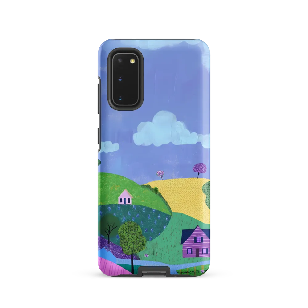 Whimsical Hills and Quaint Homes | Phone Case |  S20 | Tough Case | Matte