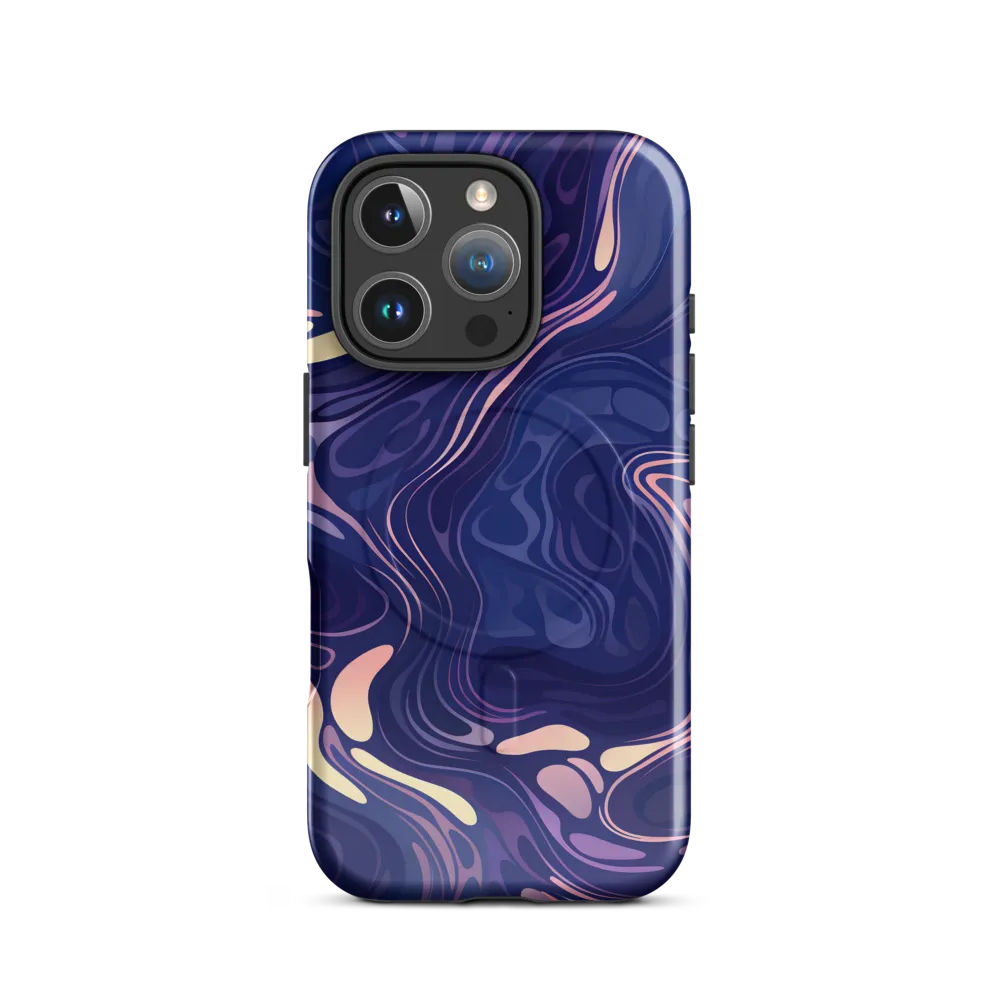 Serene Waves of Color | Phone Case |  16 Pro | MagSafe® Tough Case | Glossy