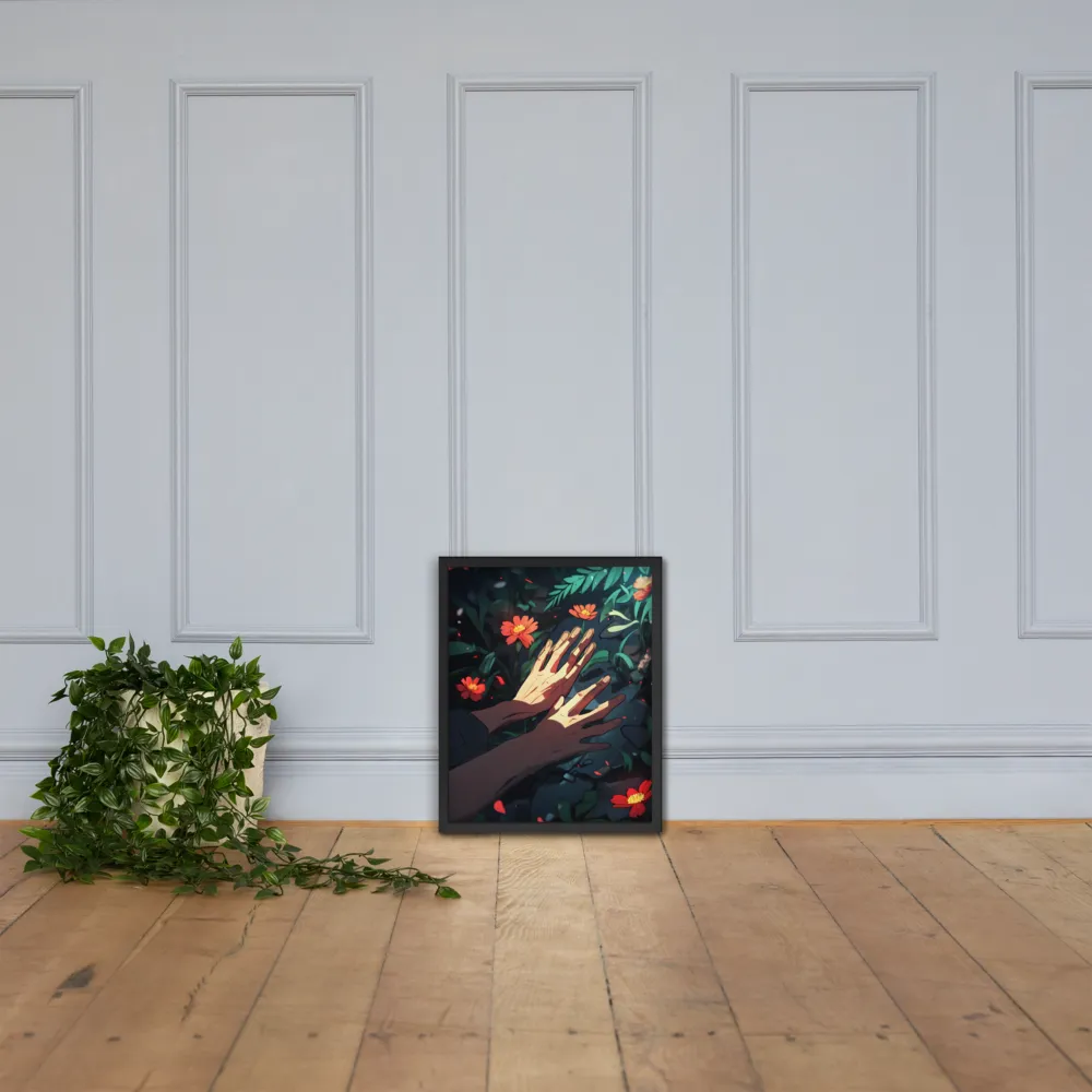 Whispers of Nature | Poster with Black Frame | 16″×20″
