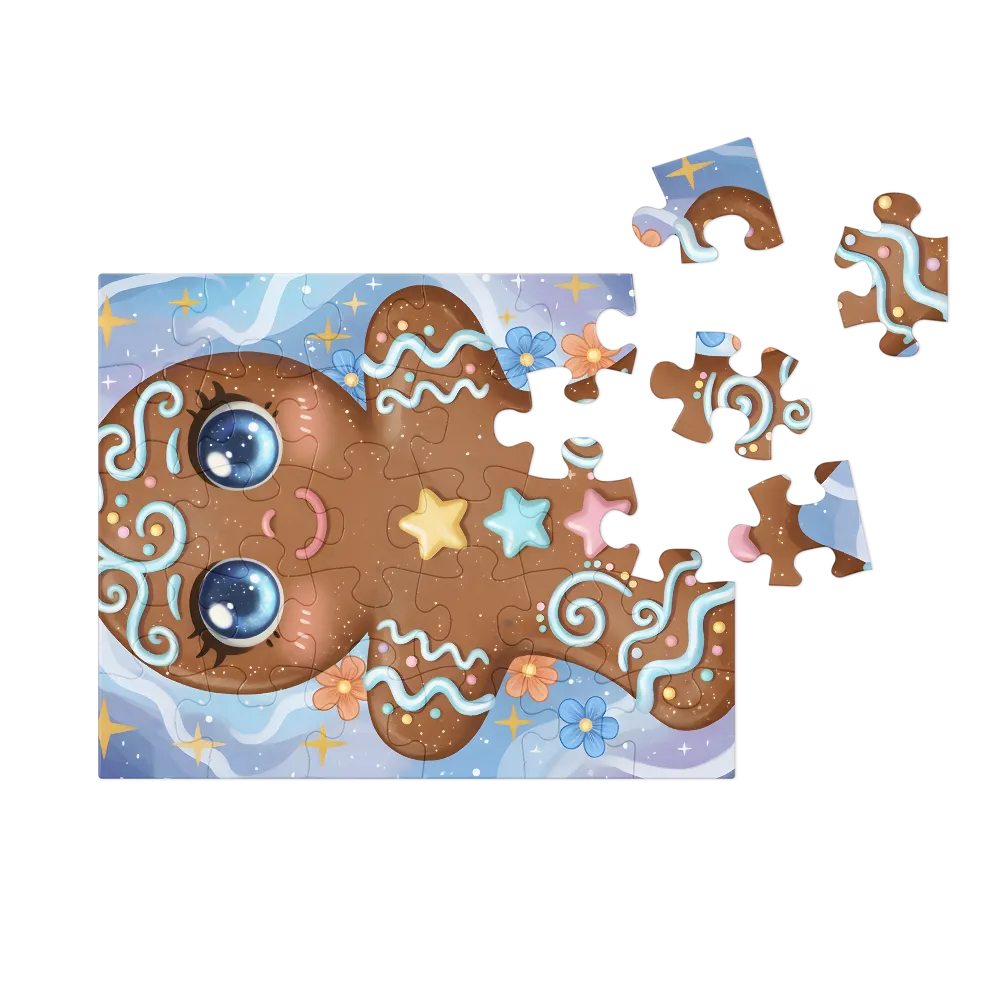 Cosmic Gingerbread 
 Jigsaw Puzzle in Tin Box