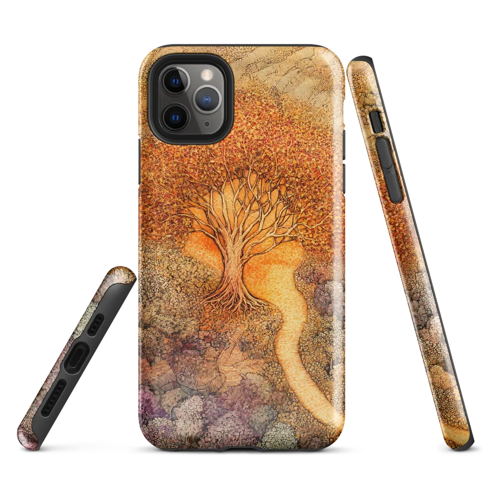 Pathway of Autumn Splendor | Phone Case |  11 Pro Max | Tough Case | Glossy