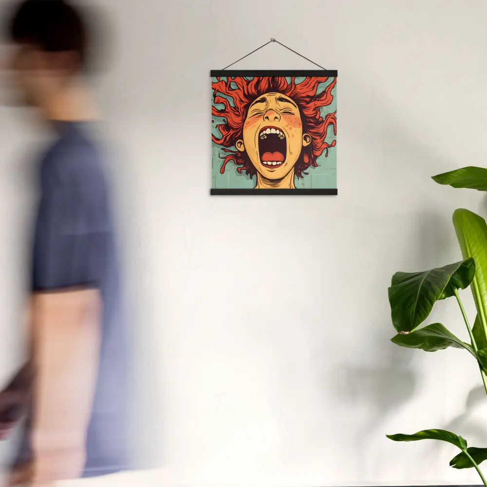 Fury Unleashed | Poster With Black Wood Hanger | 16″×16″