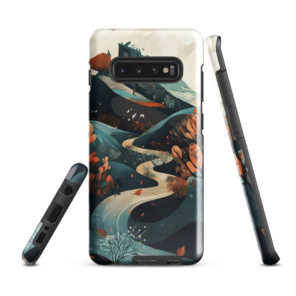 Whispers of Autumn: A Serene Landscape | Phone Case |  S10 Plus | Tough Case | Glossy