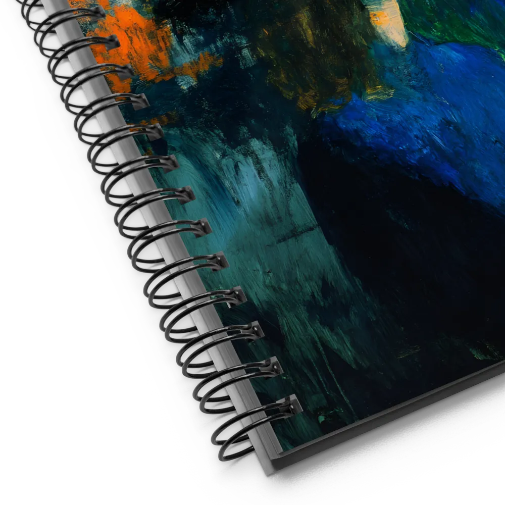 Whispers of Contemplation | Spiral Notebook