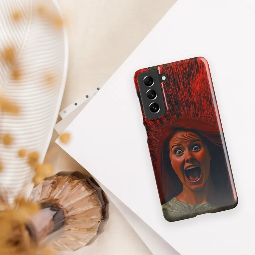 Eruption of Emotion | Phone Case |  S21 FE | Snap Case | Glossy