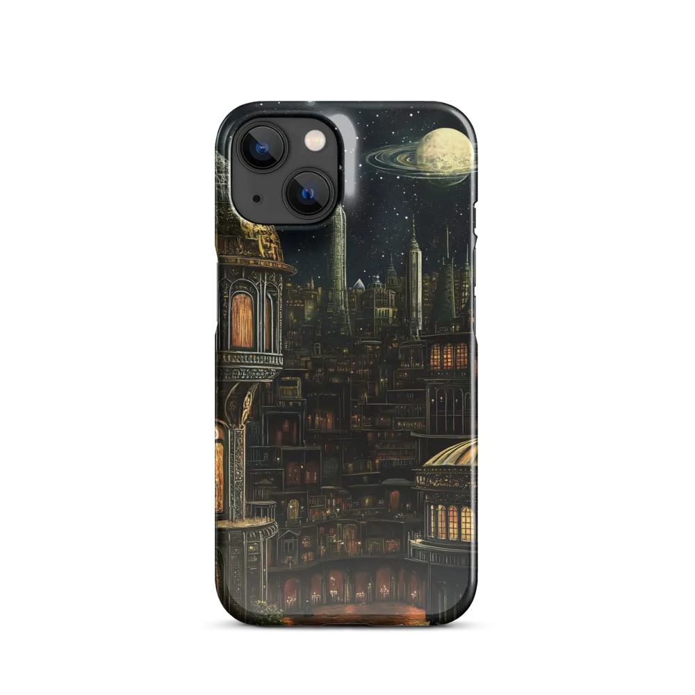 Celestial Enigma: A Surreal Cityscape