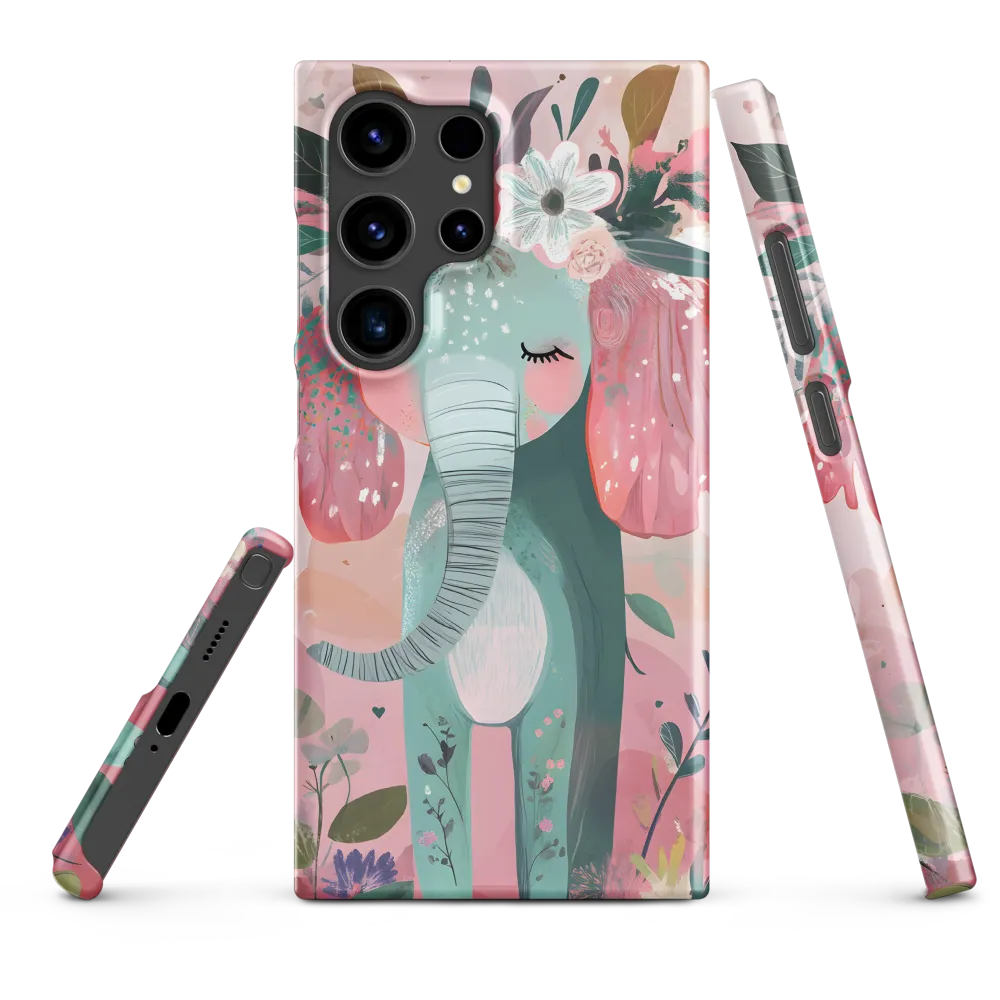 Whimsical Elephant in Bloom