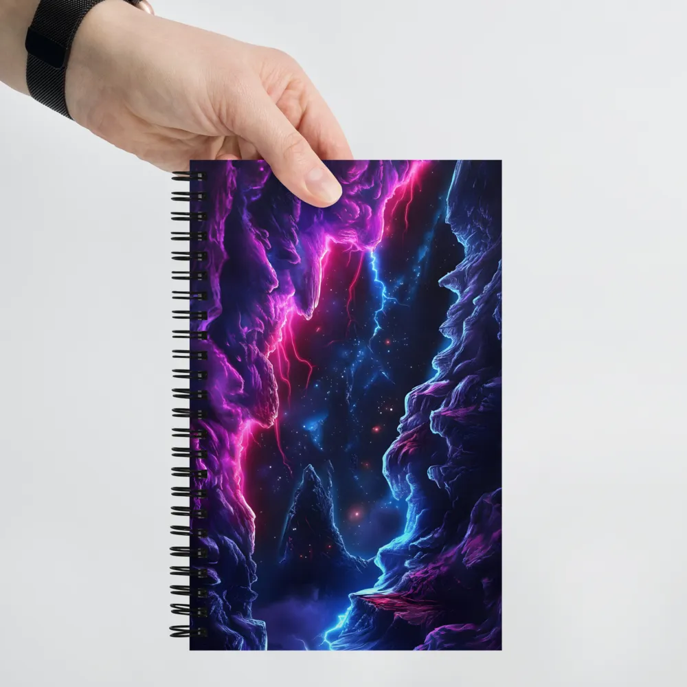 Into the Cosmic Abyss | Spiral Notebook