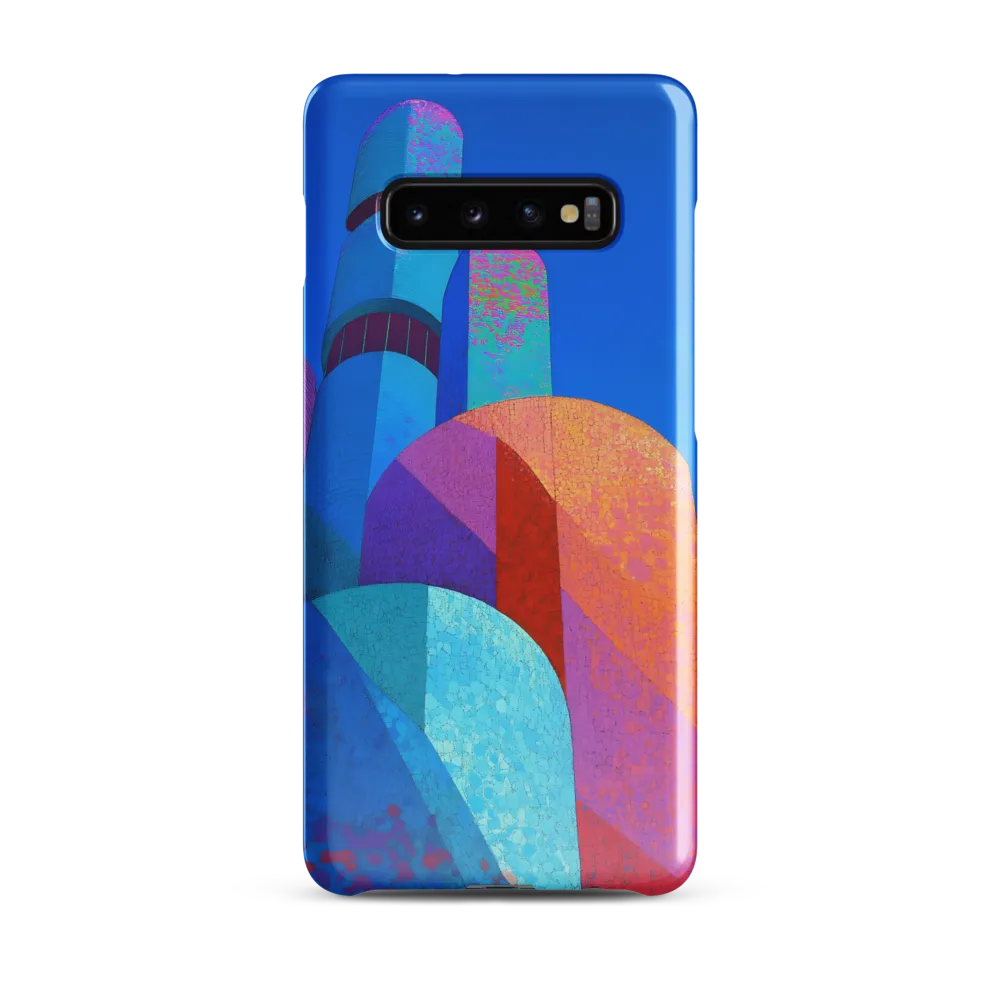 Vibrant Geometric Harmony | Phone Case |  S10 Plus | Snap Case | Glossy