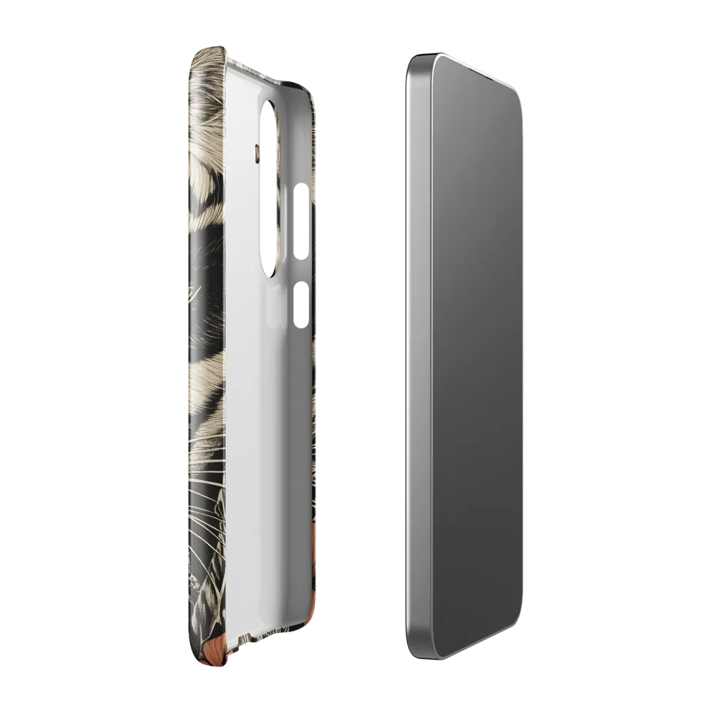 Feline Majesty: The Human-Leopard Connection | Phone Case |  S24 Plus | Snap Case | Glossy