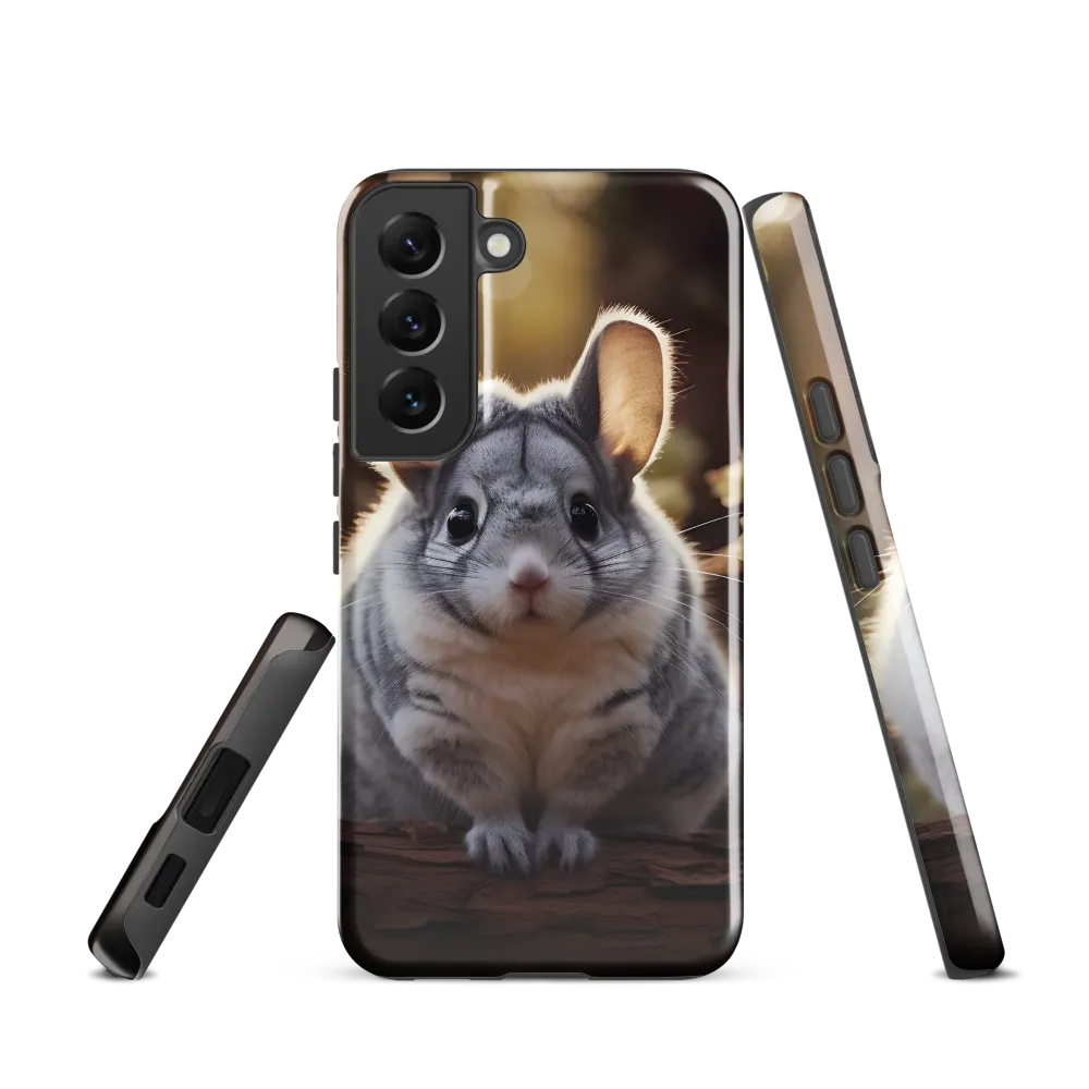 Curious Chinchilla in the Forest