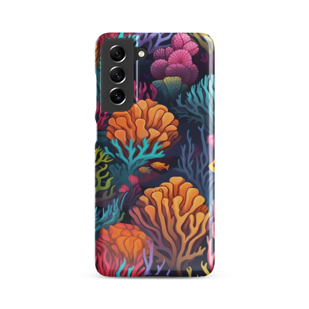 Underwater Harmony: A Coral Reef Wonderland | Phone Case |  S21 FE | Snap Case | Glossy