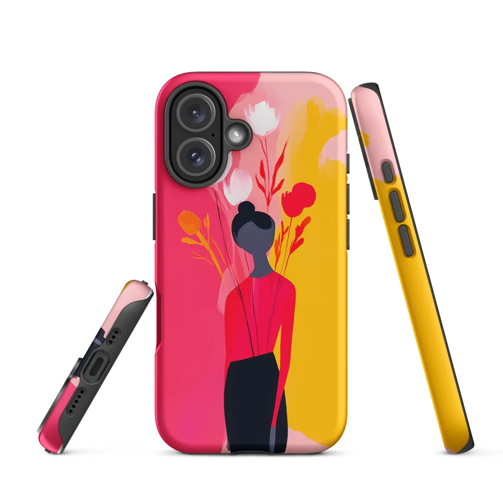 Floral Whimsy: A Modern Embrace | Phone Case