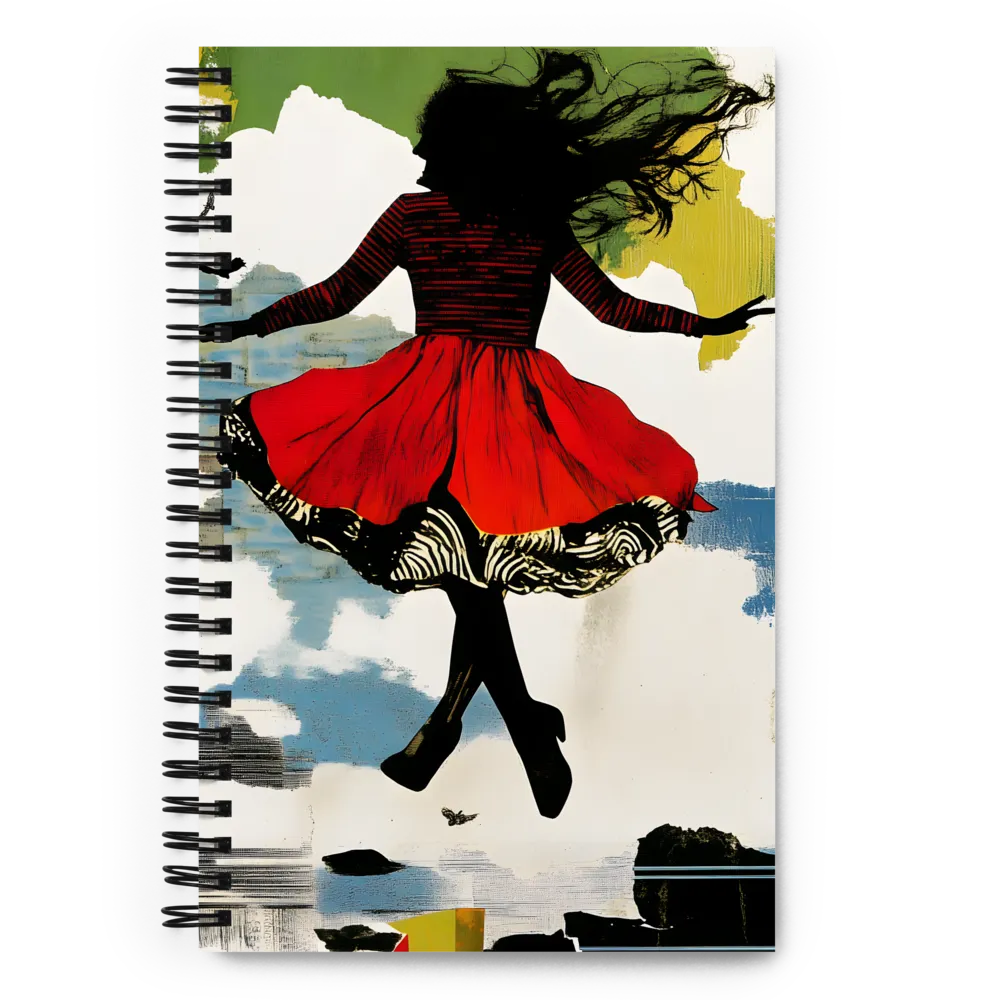 The Dance of Colors | Spiral Notebook