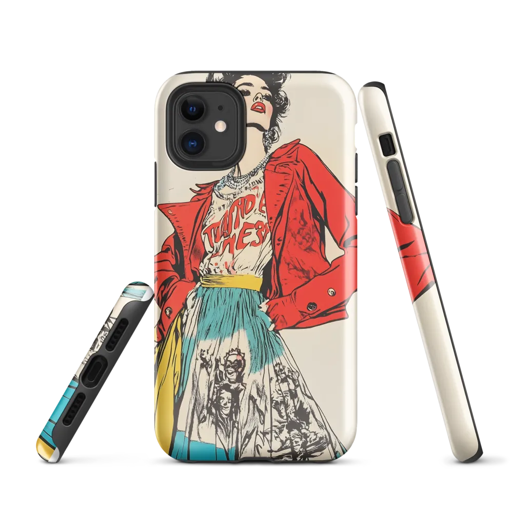 Vibrant Elegance: A Pop Art Fashion Statement
