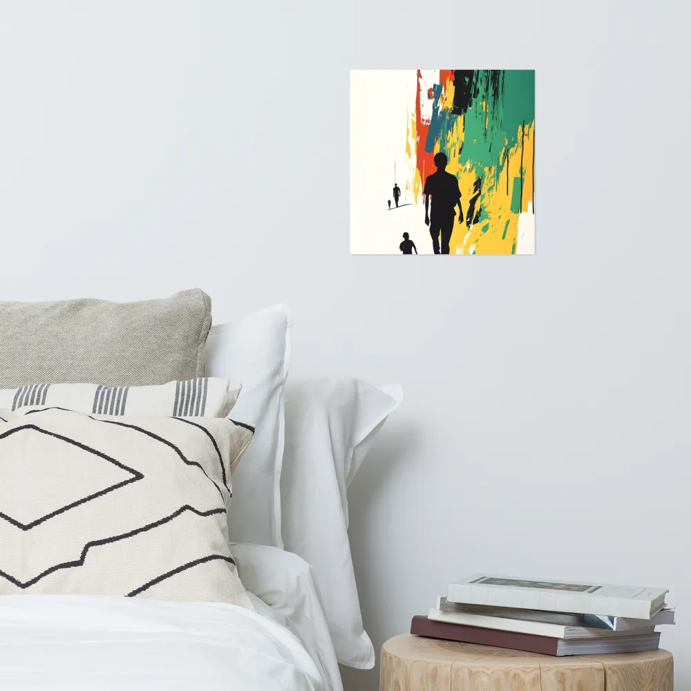 Journey of Silhouettes | Poster | 14″×14″