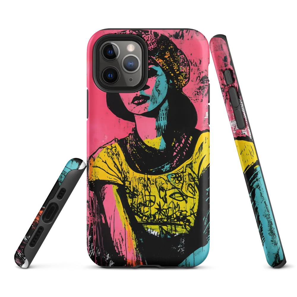 Urban Elegance: A Graffiti Portrait