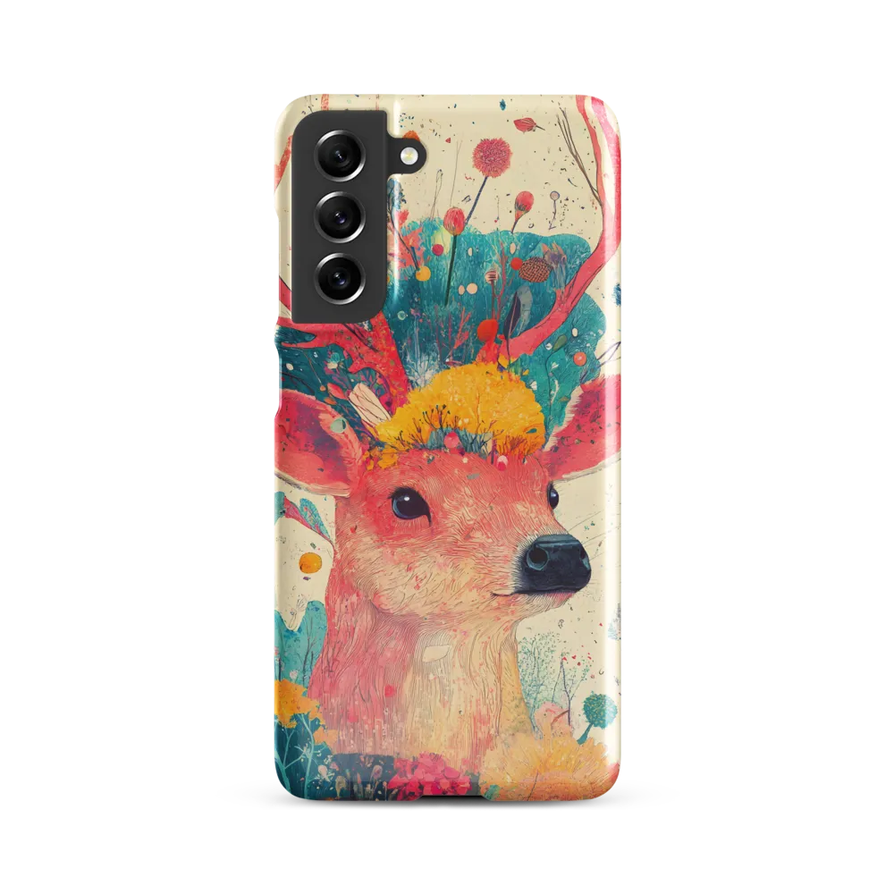 Whimsical Harmony: A Deer in Bloom