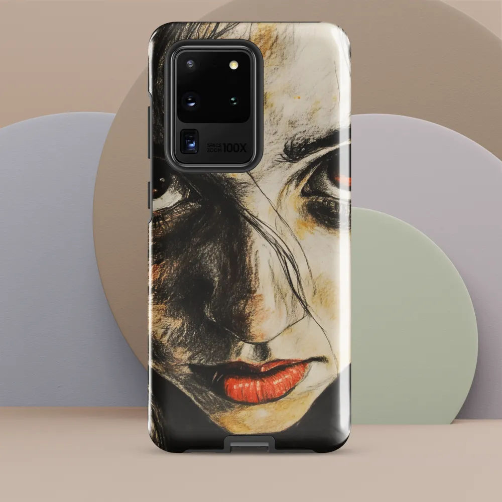 Gaze of Intensity | Phone Case |  S20 Ultra | Tough Case | Glossy