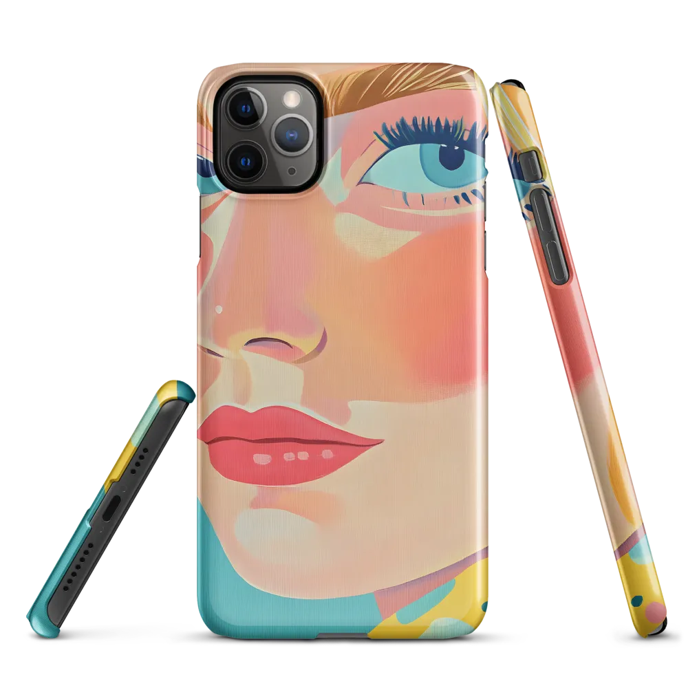 Vibrant Elegance: A Pop Art Portrait | Phone Case |  11 Pro Max | Snap Case | Glossy