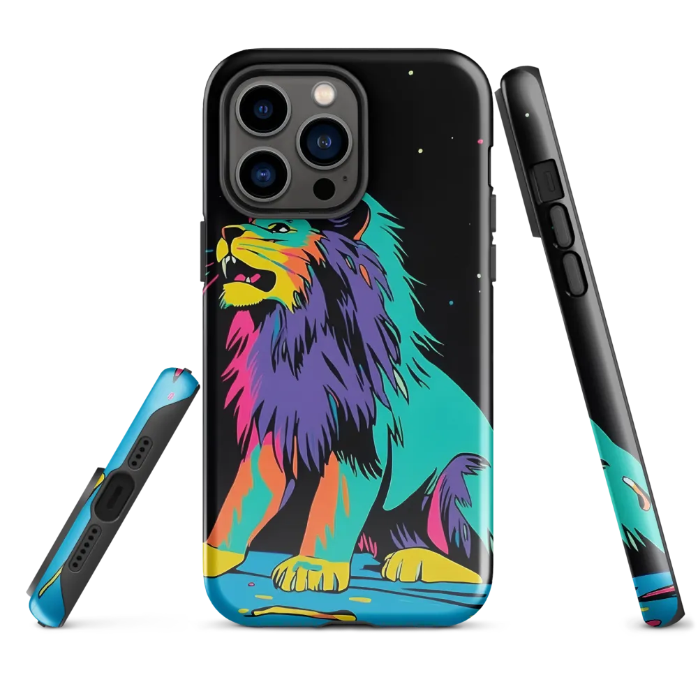 Roaring Colors: The Neon Lion
