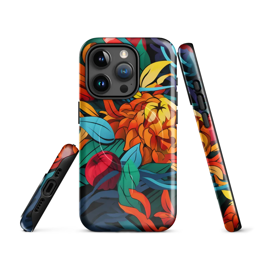 Tropical Harmony | Phone Case |  15 Pro | MagSafe® Tough Case | Glossy