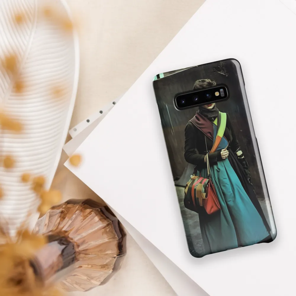 Urban Elegance: A Modern Fashion Portrait | Phone Case |  S10 Plus | Snap Case | Glossy