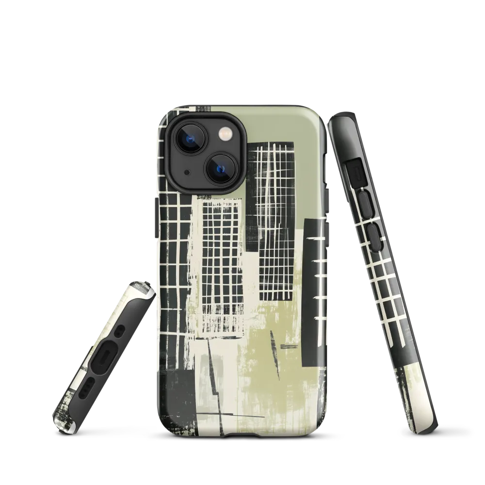 Urban Echoes | Phone Case |  13 mini | Tough Case | Glossy