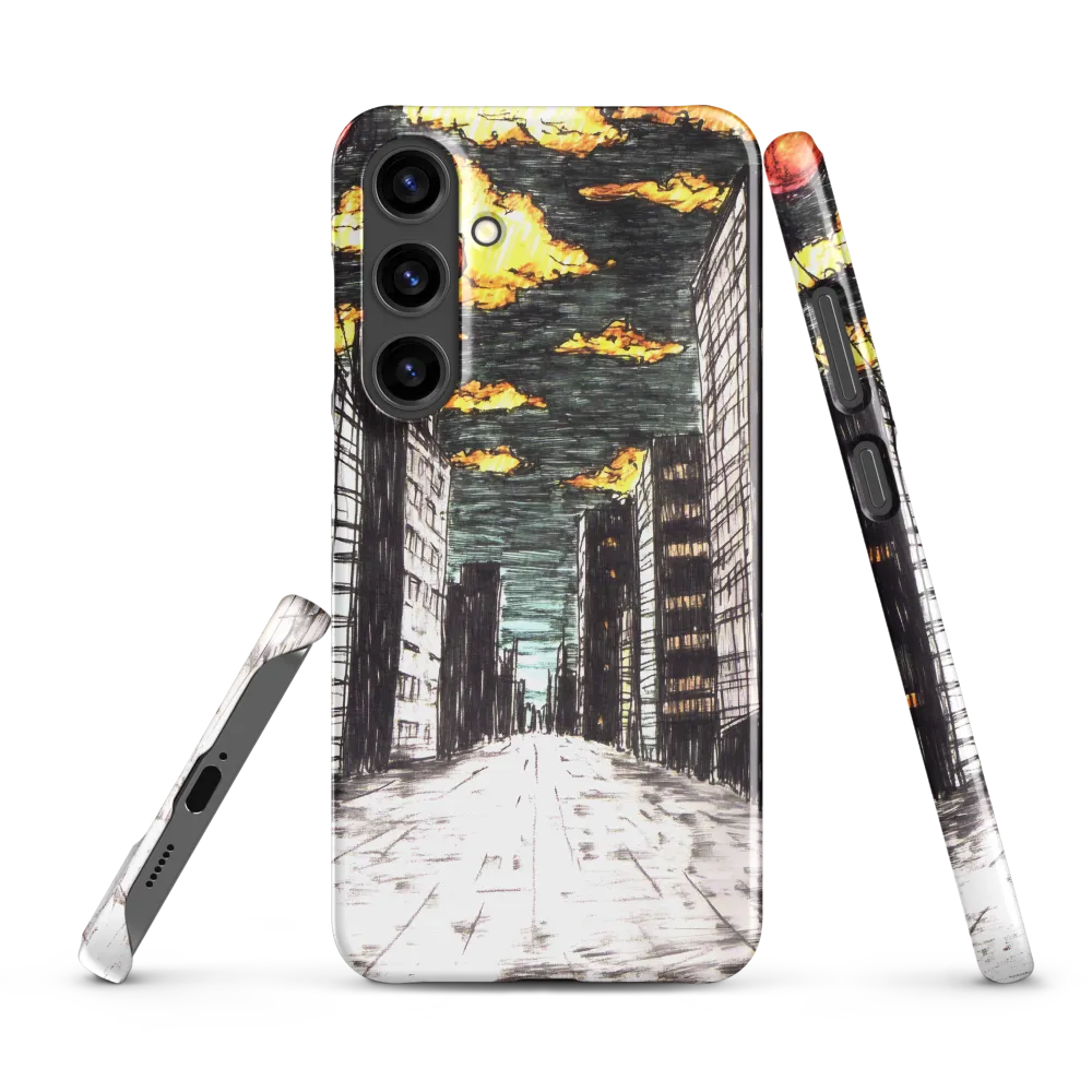 Eclipsed Cityscape