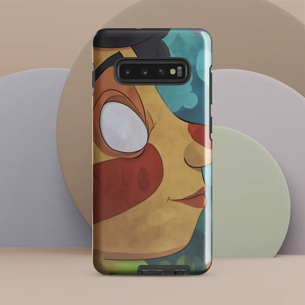 Playful Whimsy: A Character Portrait | Phone Case |  S10 Plus | Tough Case | Glossy