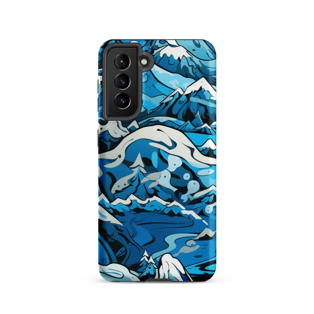 Frozen Harmony: A Blue Mountain Odyssey