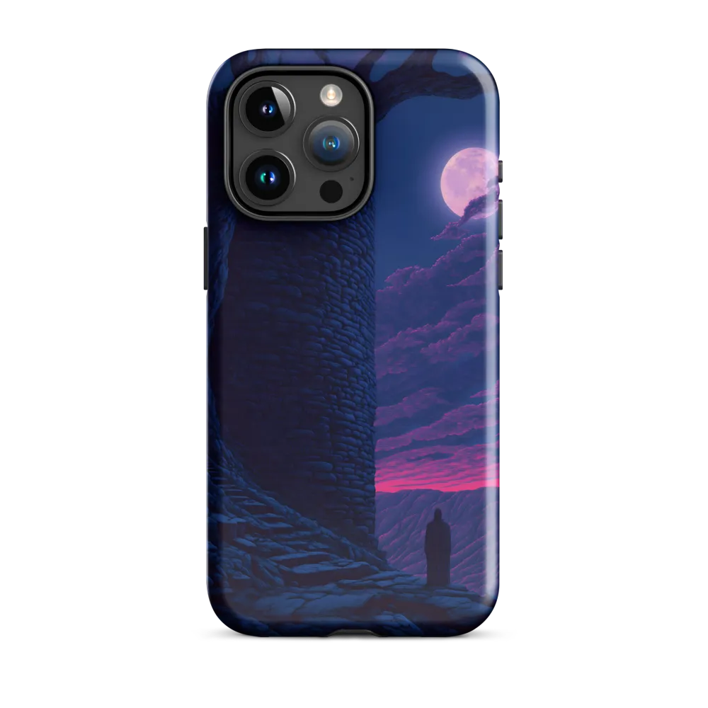 Moonlit Solitude | Phone Case |  15 Pro Max | Tough Case | Glossy