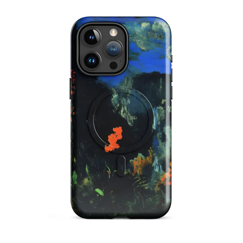 Serene Landscape in Bloom | Phone Case |  15 Pro Max | MagSafe® Tough Case | Glossy