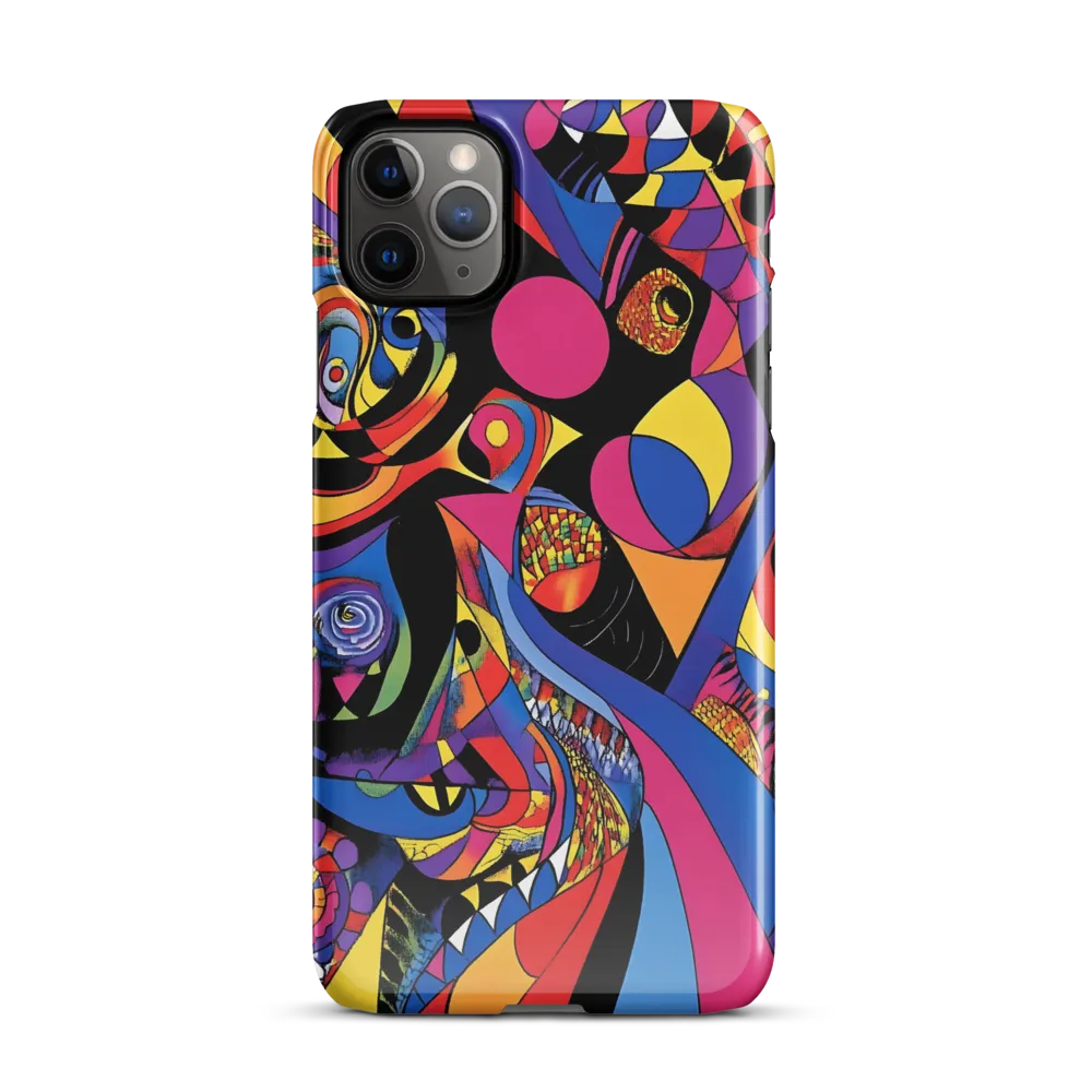 Vibrant Echoes of Geometry | Phone Case |  11 Pro Max | Snap Case | Glossy