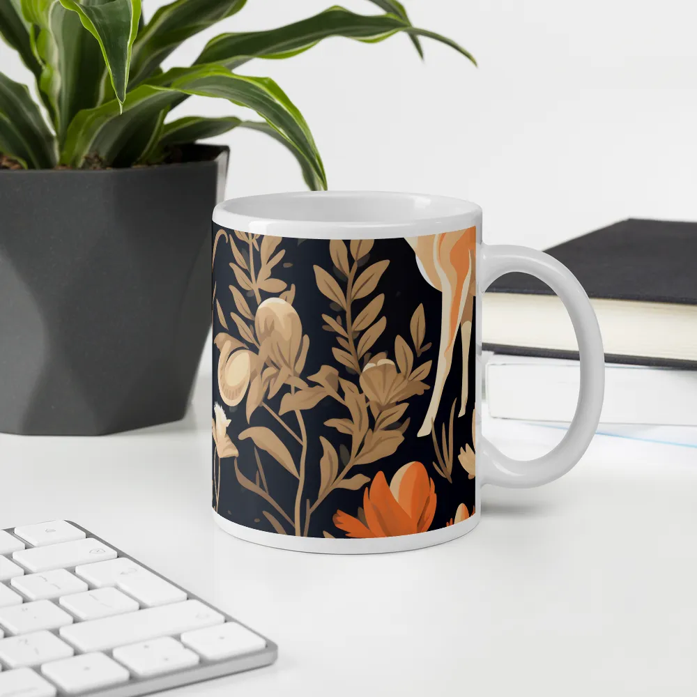 Floral Harmony: A Dance in the Dark | Mugs | Multiple Sizes & Colors