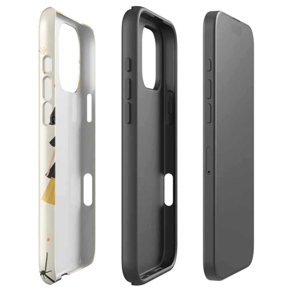 Whimsical Patterns of Nature and Femininity | Phone Case |  16 Pro Max | Tough Case | Glossy