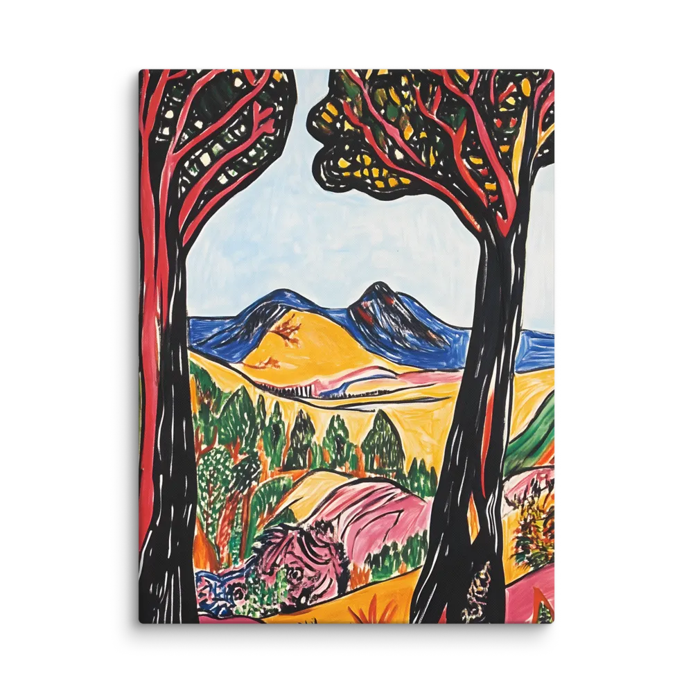 Vibrant Nature's Embrace | Canvas | 30″×40″