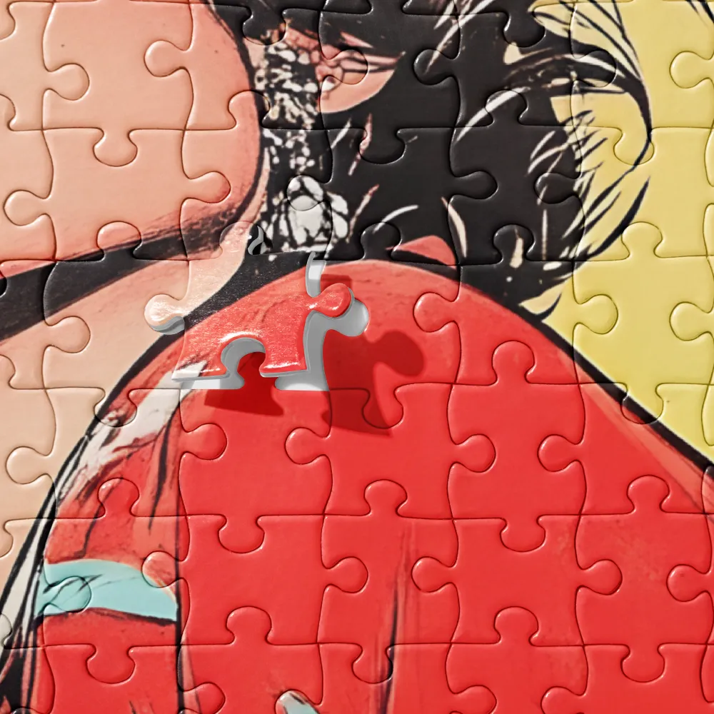 Striking Elegance in Pop Art | Jigsaw Puzzle | 520 pieces