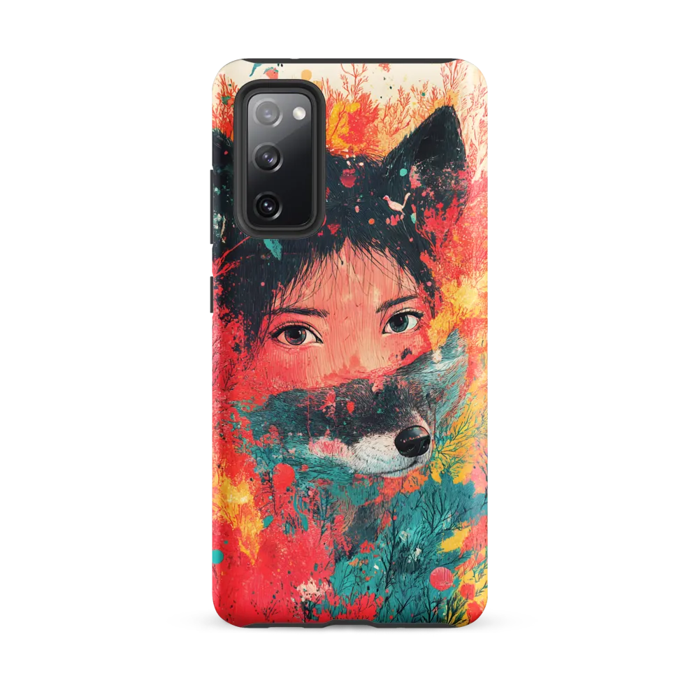 Harmony of Spirit: Girl and Wolf