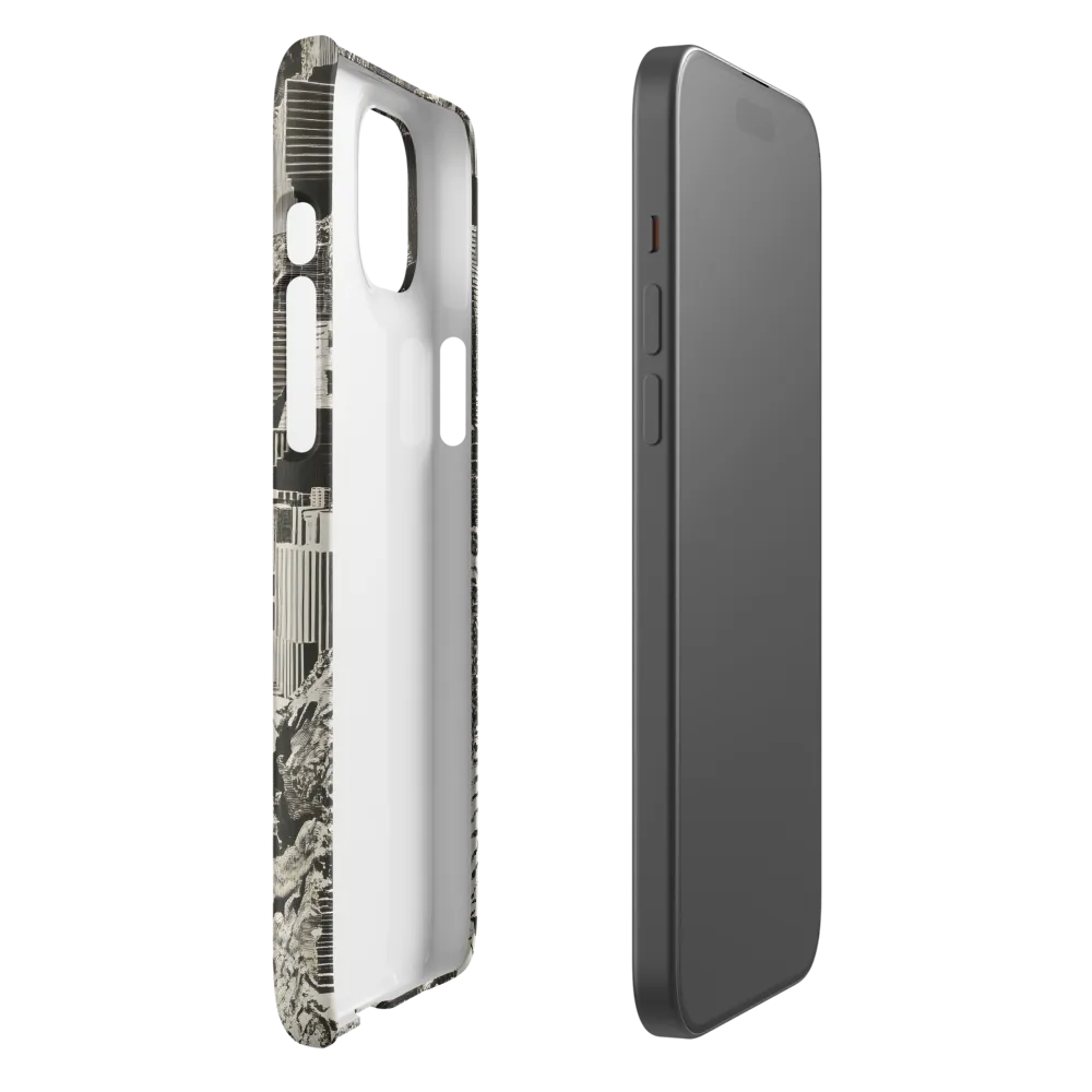 Contemplation in an Abstract Landscape | Phone Case |  15 Plus | Snap Case | Matte
