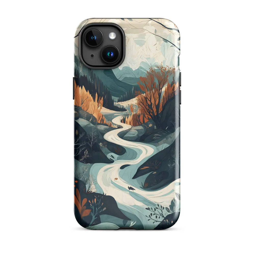 Winding Serenity: A Digital Landscape
