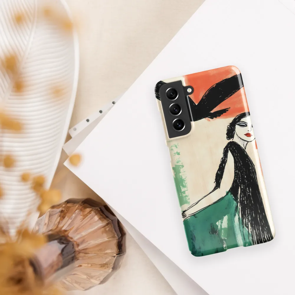 Elegance in Flight | Phone Case |  S21 FE | Snap Case | Glossy