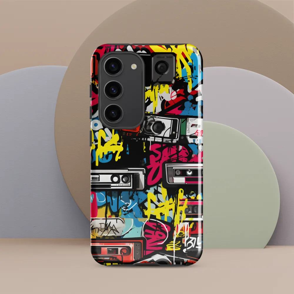 Urban Nostalgia: A Retro Cassette Explosion