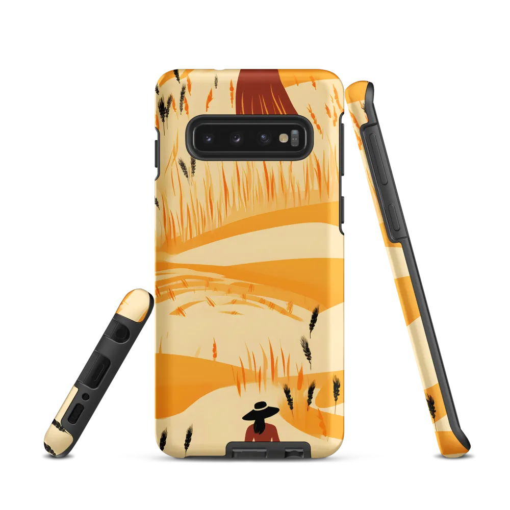 Embracing the Fields: A Floral Journey | Phone Case |  S10 | Tough Case | Matte