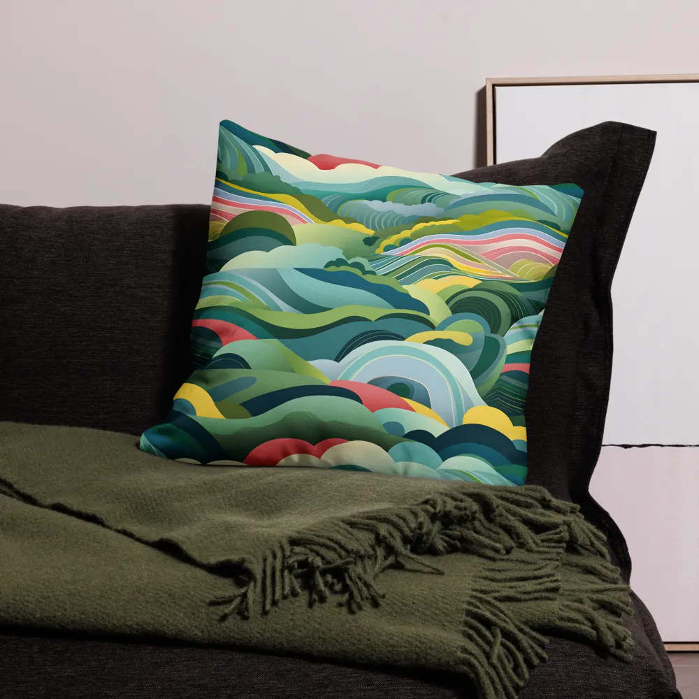 Waves of Serenity | Pillow | 22″×22″