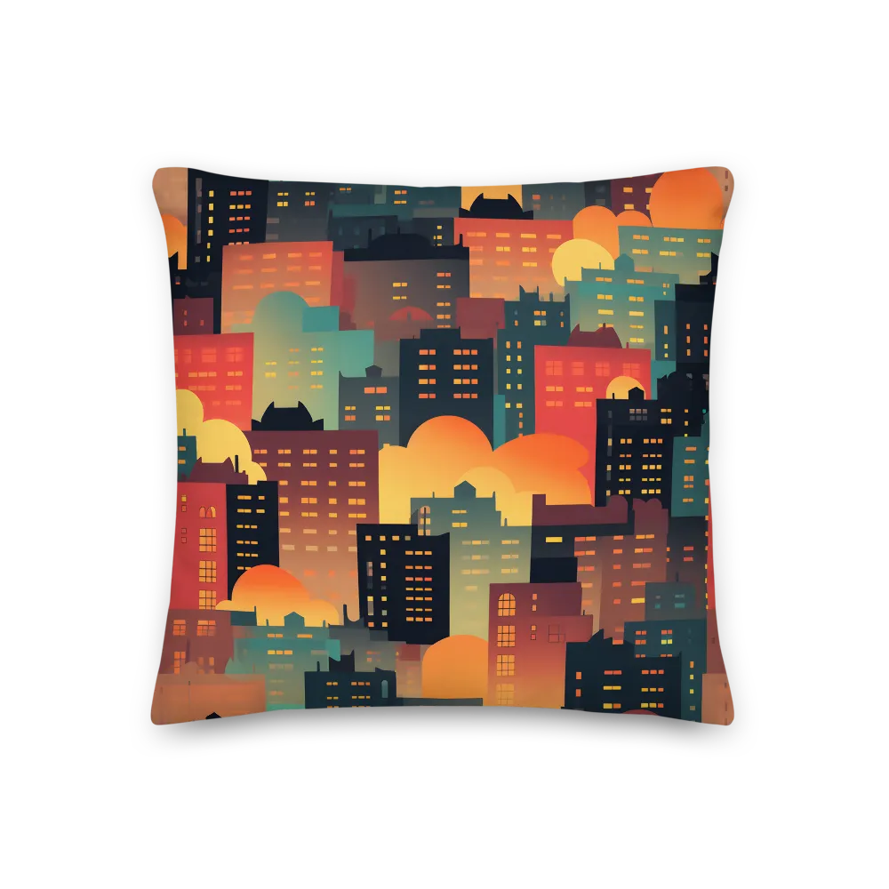 Twilight in the Concrete Jungle | Pillow | 18″×18″