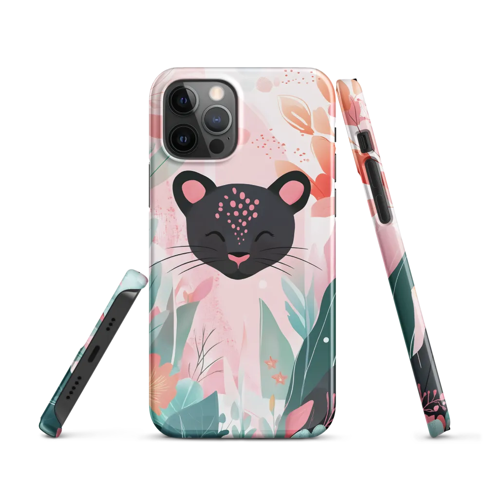 Whimsical Panther in Bloom