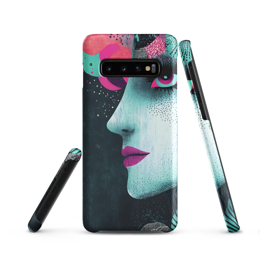 Mystical Beauty in Blue and Pink | Phone Case |  S10 | Snap Case | Matte