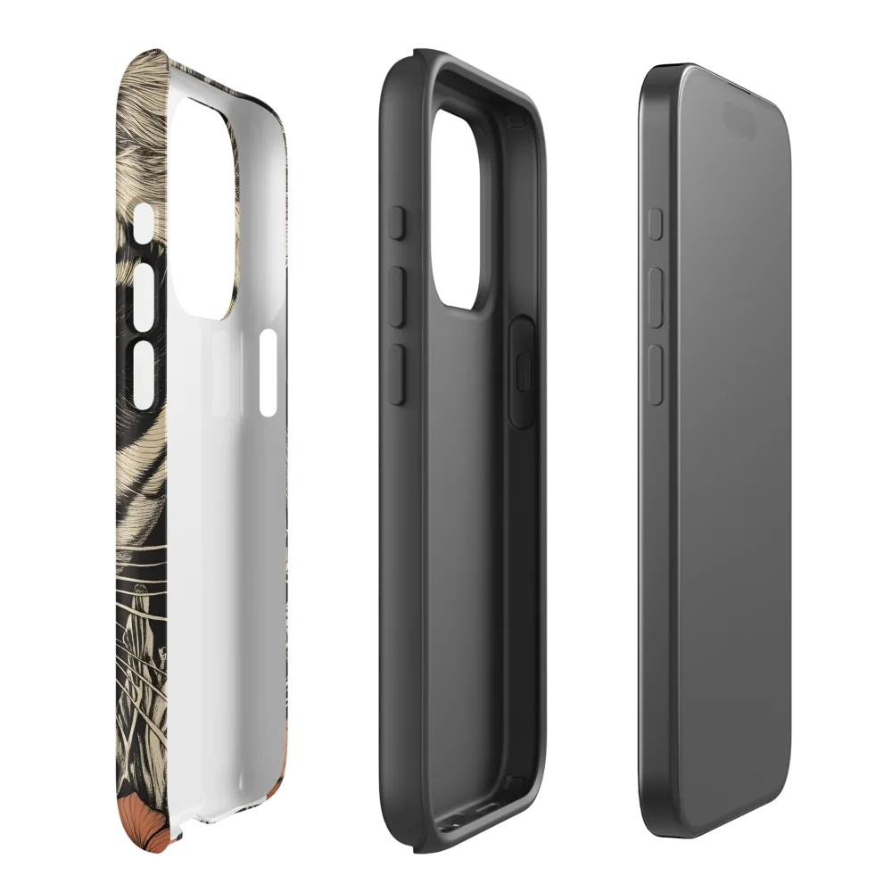 Feline Majesty: The Human-Leopard Connection | Phone Case |  15 Pro | Tough Case | Matte