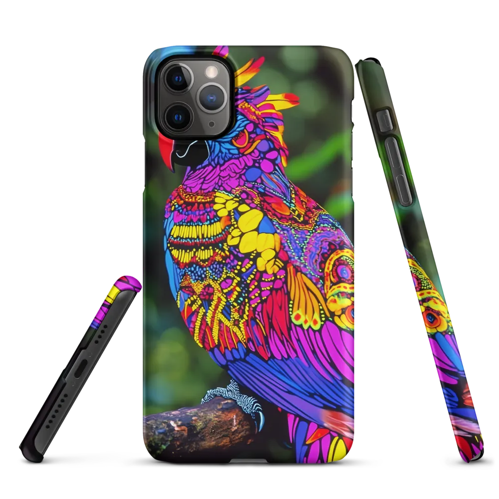 Vibrant Psychedelic Parrot